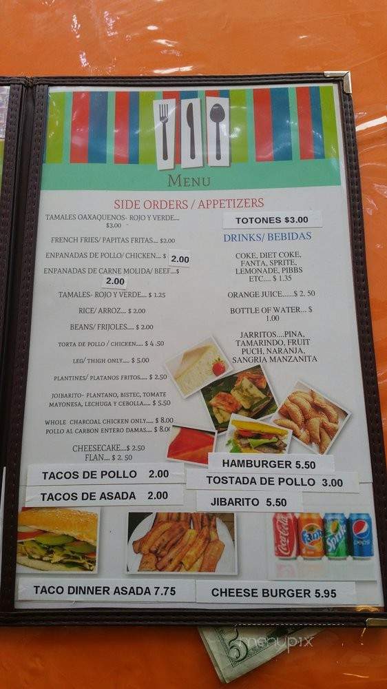 Yaquidios Restaurant - Chicago, IL menu_pic