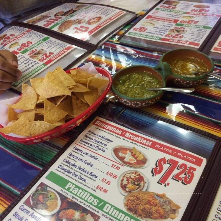 El Morelense - Chicago, IL menu_pic