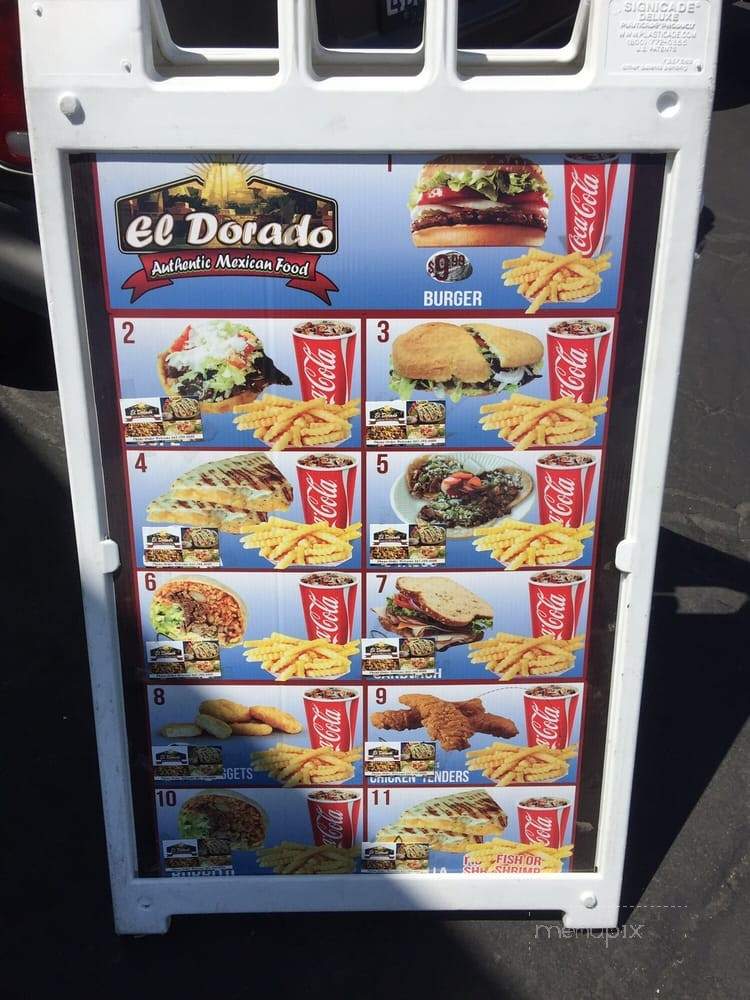 El Dorado - Bakersfield, CA menu_pic