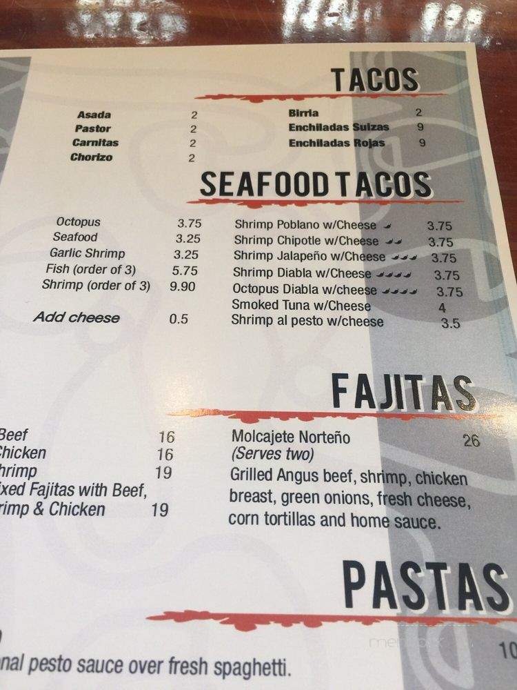 Serrano's Street Tacos & Bar - San Diego, CA menu_pic