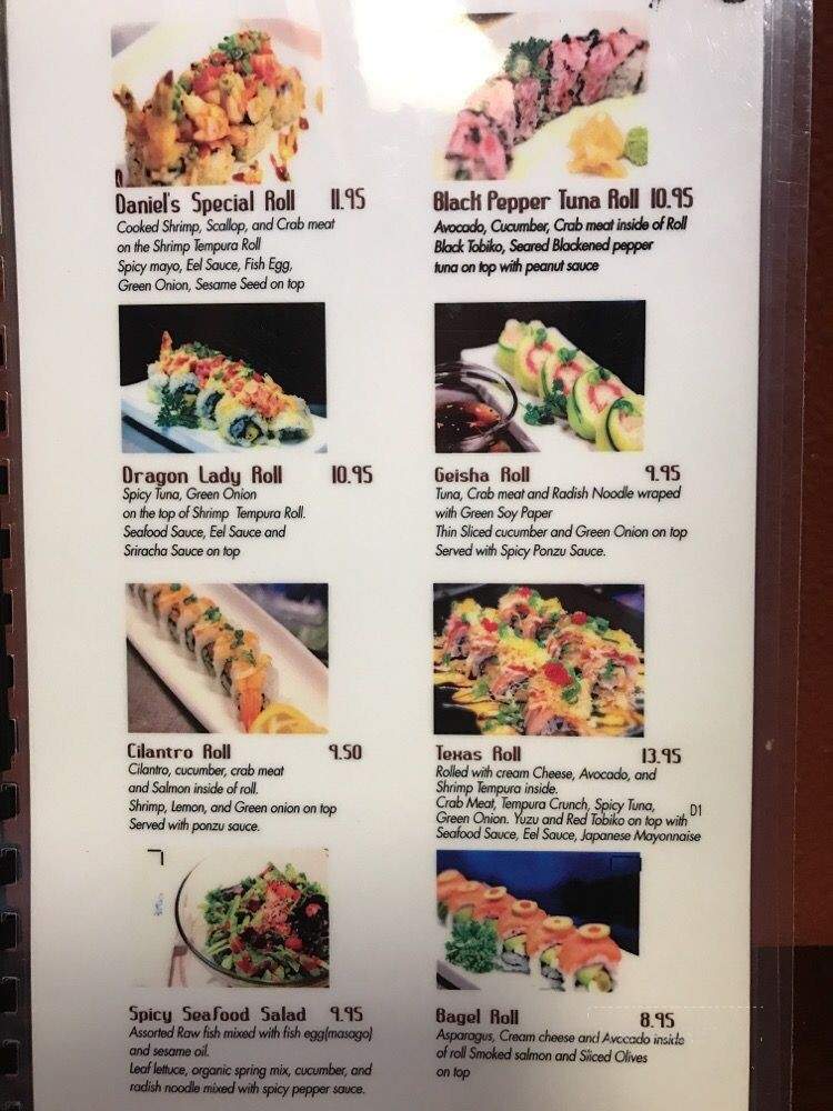 Sushi Bistro - Auburn, AL menu_pic
