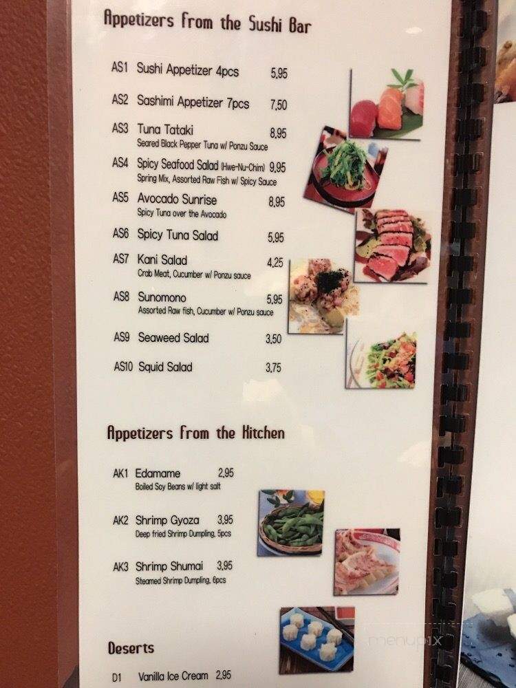 Sushi Bistro - Auburn, AL menu_pic