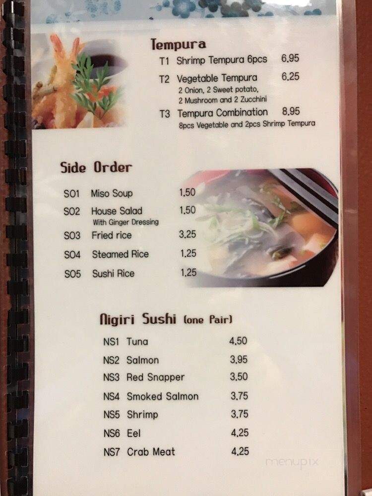 Sushi Bistro - Auburn, AL menu_pic