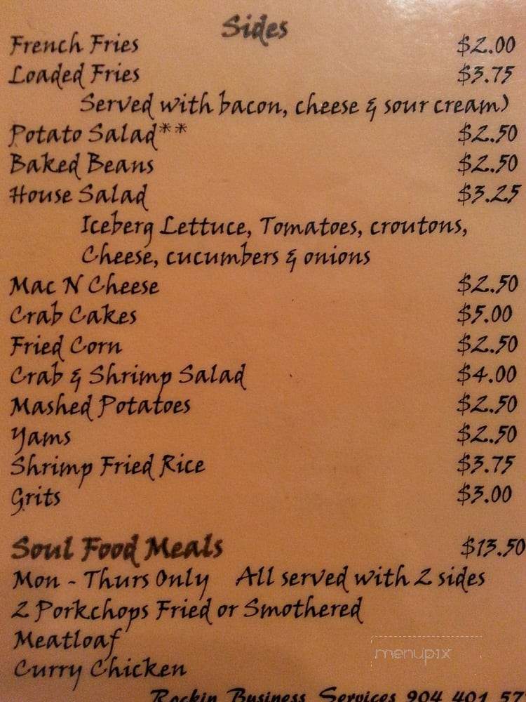 23 Flavors - Jacksonville, FL menu_pic