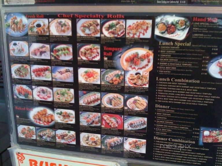 Love Sushi - Bakersfield, CA menu_pic