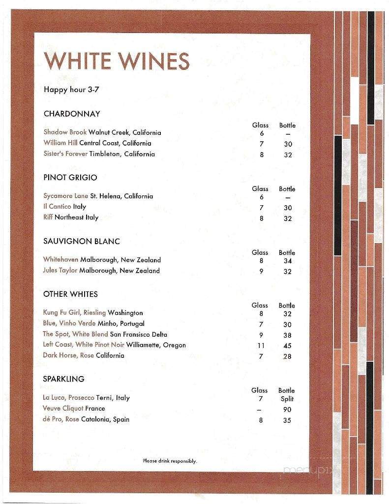 Wando River Grill - Mount Pleasant, SC menu_pic