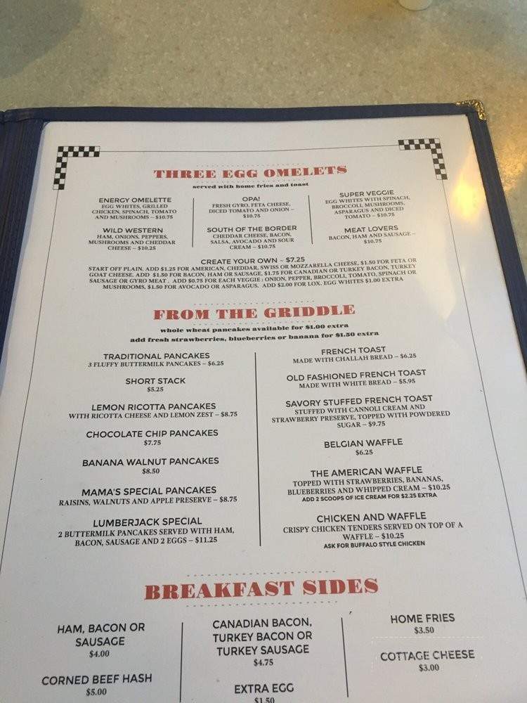 202 Diner - Cortlandt, NY menu_pic