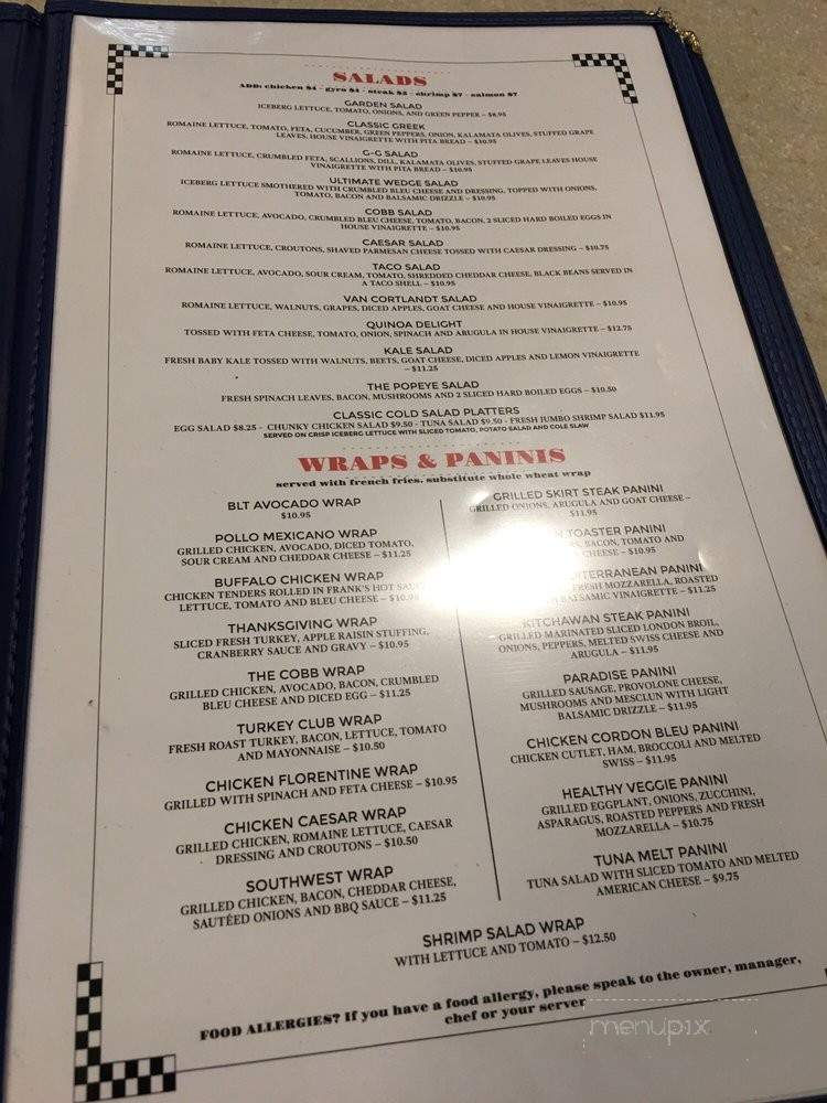 202 Diner - Cortlandt, NY menu_pic