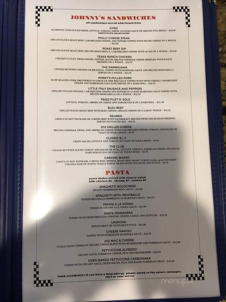 202 Diner - Cortlandt, NY menu_pic