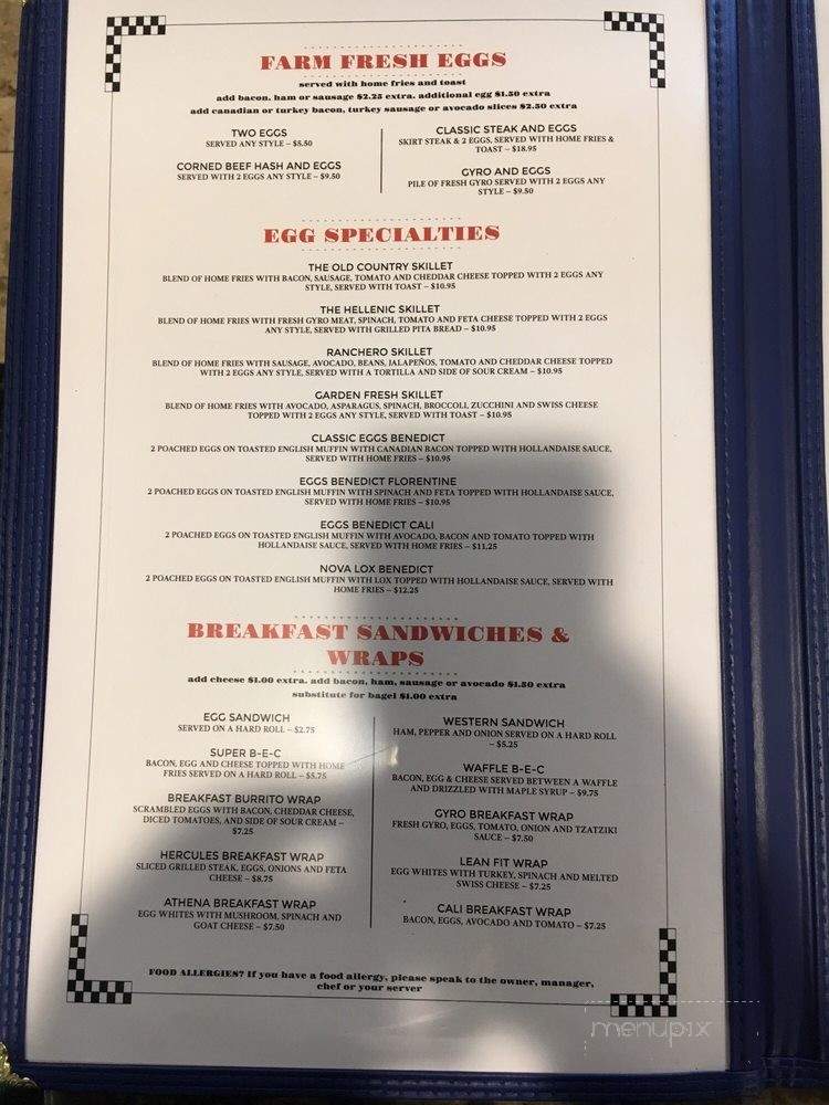 202 Diner - Cortlandt, NY menu_pic