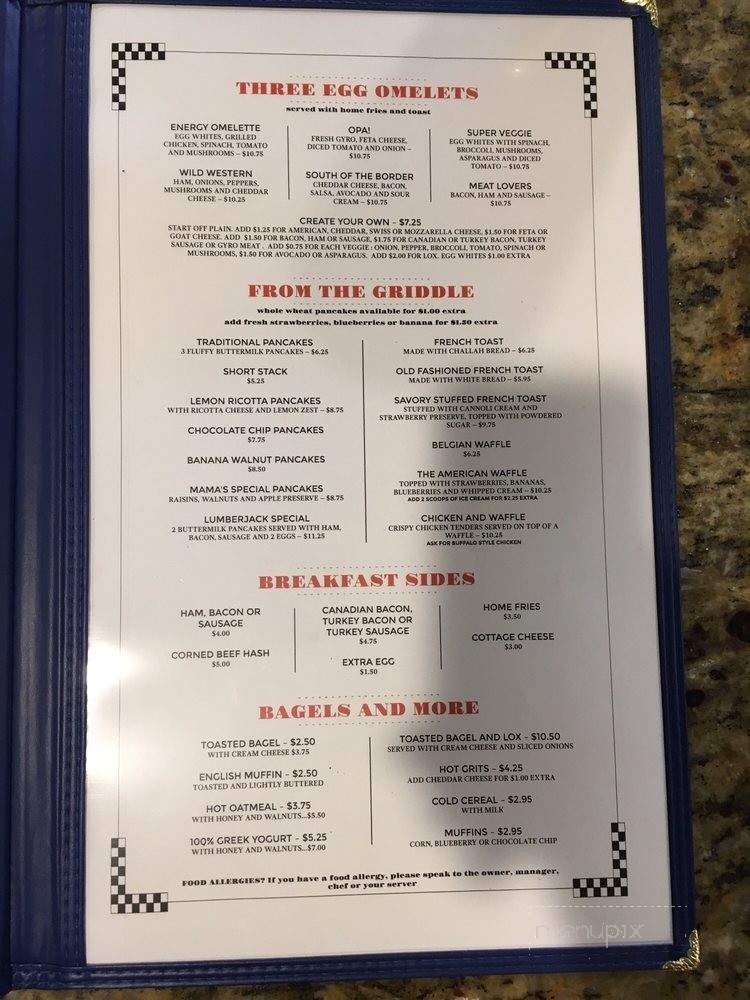 202 Diner - Cortlandt, NY menu_pic