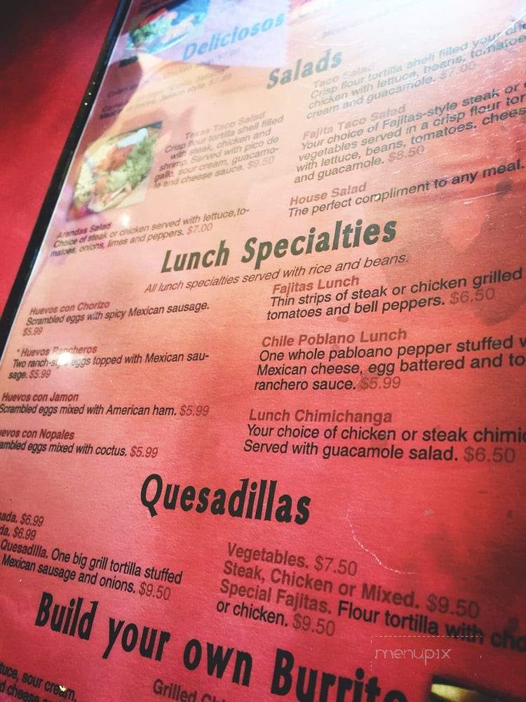 Taqueria Arandas - Florence, KY menu_pic