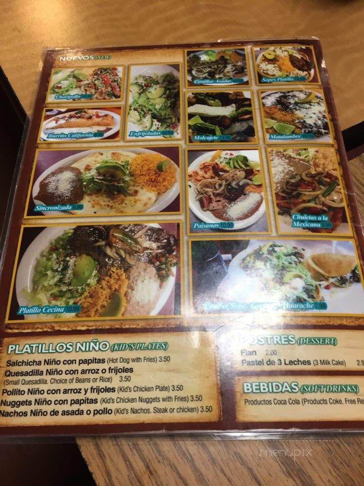 La Superior - Morristown, TN menu_pic