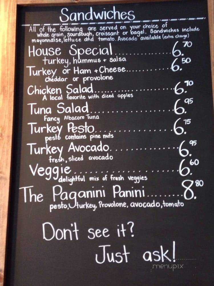 Blvd Coffee - San Jose, CA menu_pic