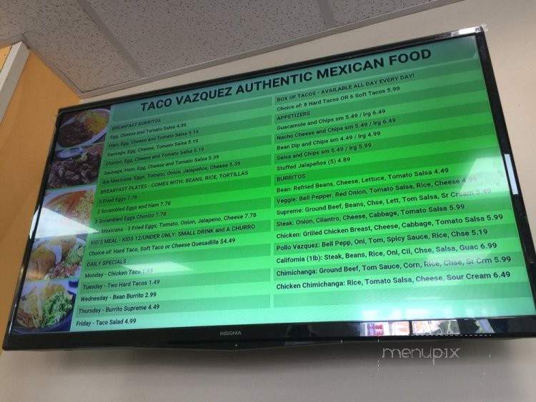 Taco Vazquez II - Fort Myers, FL menu_pic