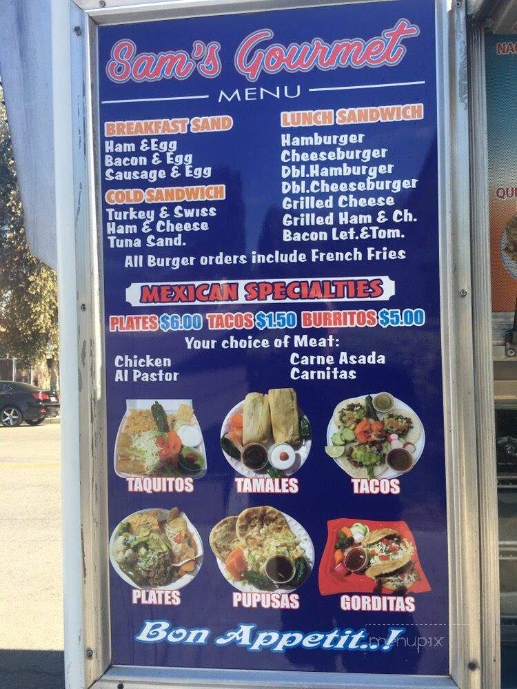 Sam's Gourmet - Los Angeles, CA menu_pic