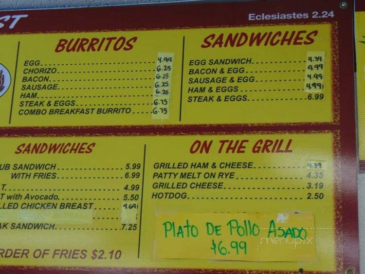 Melano's kitchen - Riverside, CA menu_pic