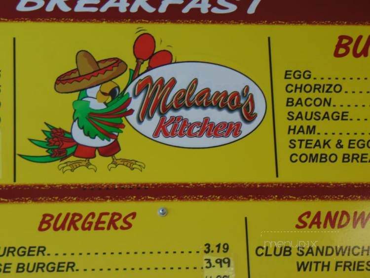 Melano's kitchen - Riverside, CA menu_pic