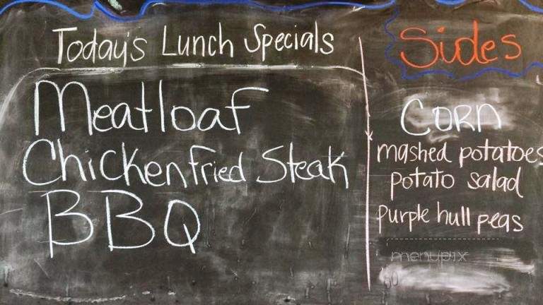 Big Mac's Cafe - Brownsboro, TX menu_pic
