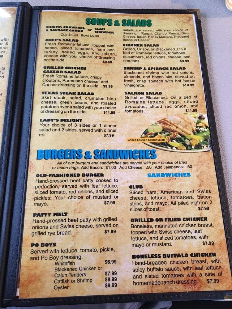 Roth's Seafood & Steakhouse - Wills Point, TX menu_pic