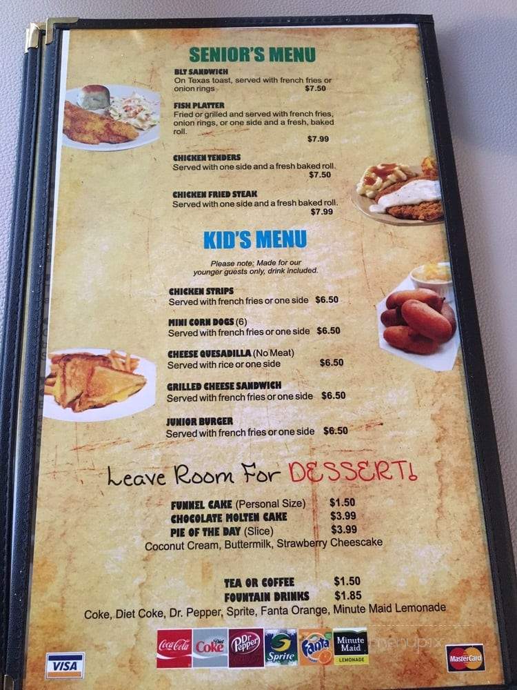 Roth's Seafood & Steakhouse - Wills Point, TX menu_pic