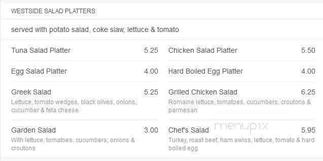 West Side Market Place - New York, NY menu_pic