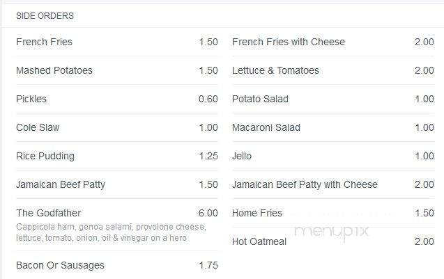 West Side Market Place - New York, NY menu_pic