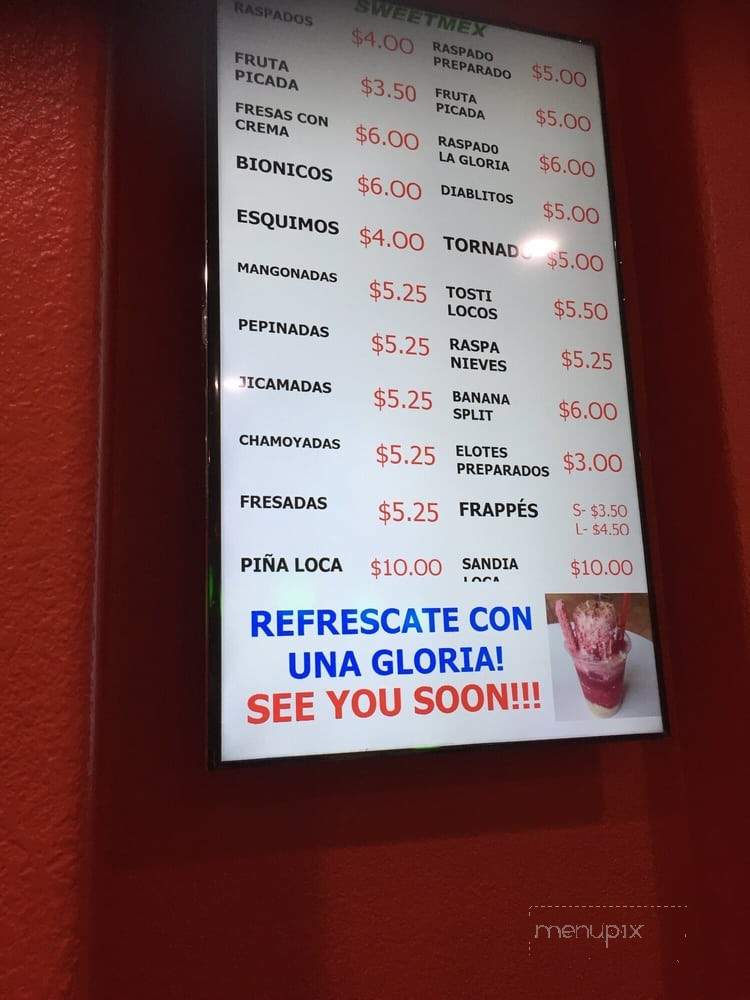 Sweetmex Neveria Mexicana - Union City, CA menu_pic