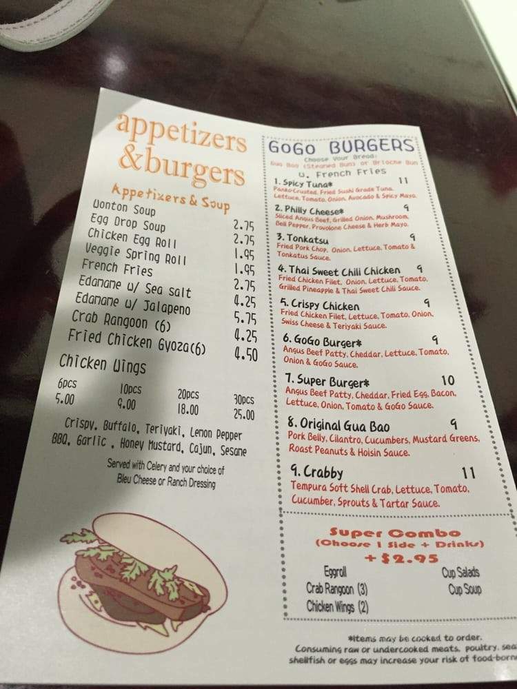 China Go Go - Charlotte, NC menu_pic