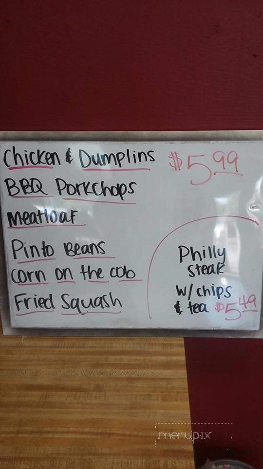 The Firehouse Grill - Selmer, TN menu_pic