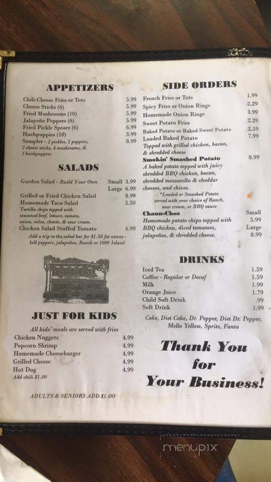 The Firehouse Grill - Selmer, TN menu_pic