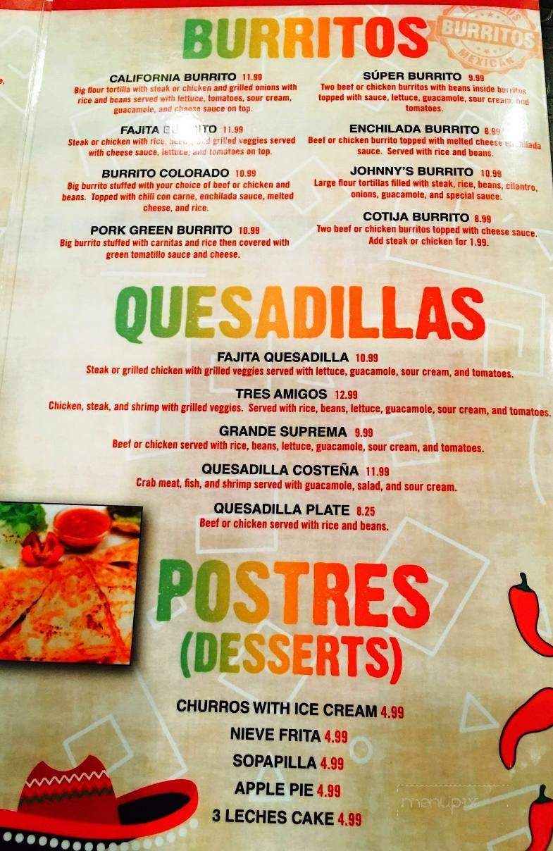 Los Cabos Mexican Grill - Navarre, FL menu_pic