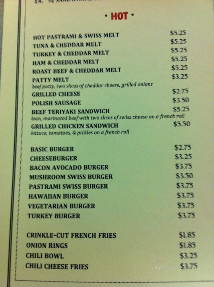 Checker's Grill - Orange, CA menu_pic