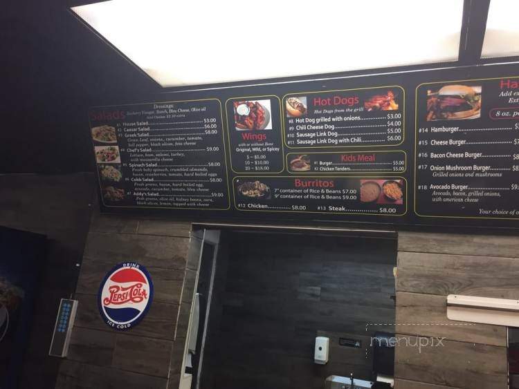 Addy's Grill - Lake Worth, TX menu_pic