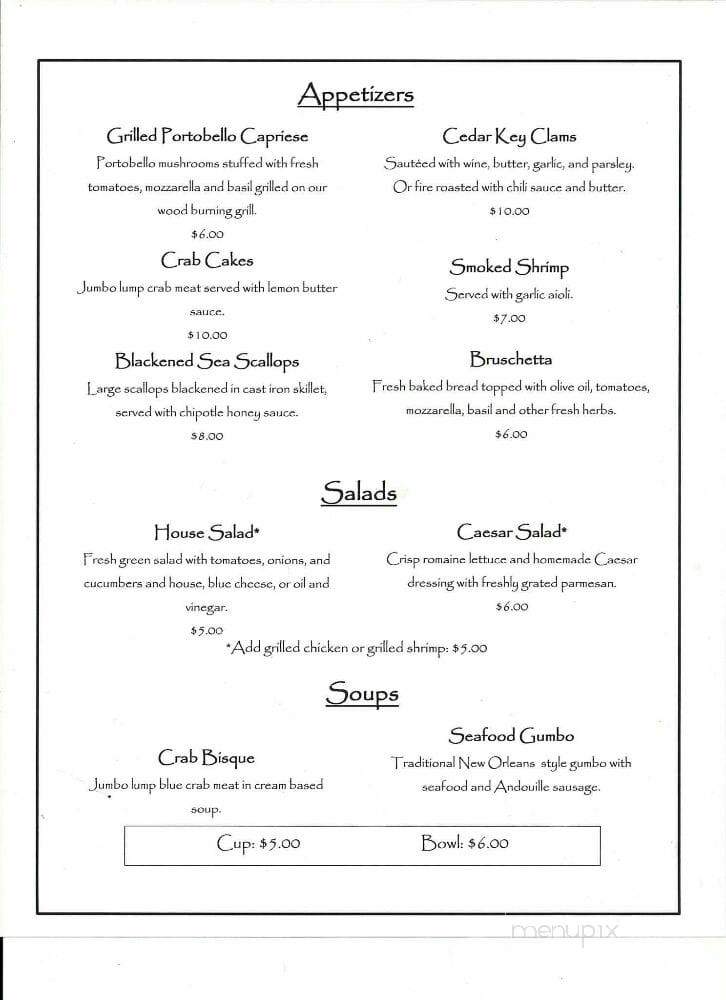 The 406 On Duval - Live Oak, FL menu_pic