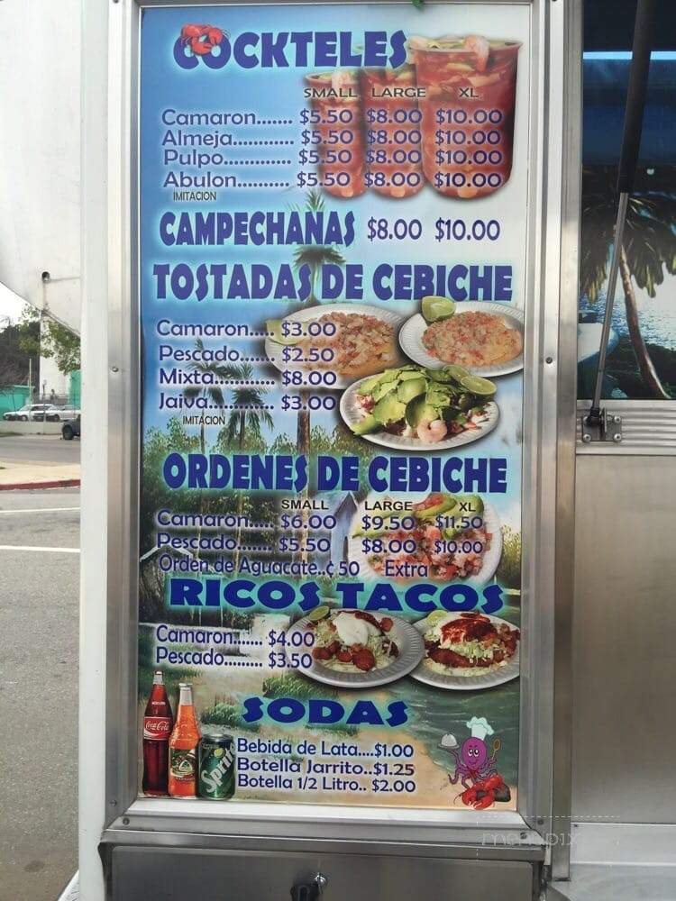 Ricos Marisco El Rey del Maz - Los Angeles, CA menu_pic