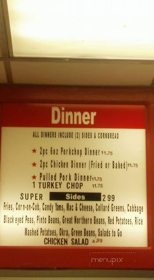 Oinky's Pork Chop Heaven - North Randall, OH menu_pic