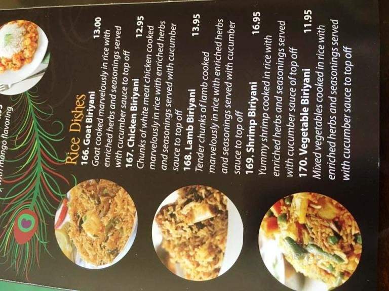 Namaste India - Chesterton, IN menu_pic