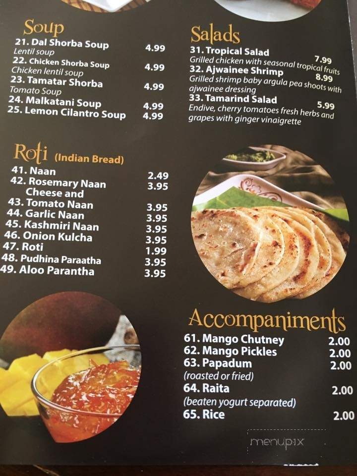 Namaste India - Chesterton, IN menu_pic
