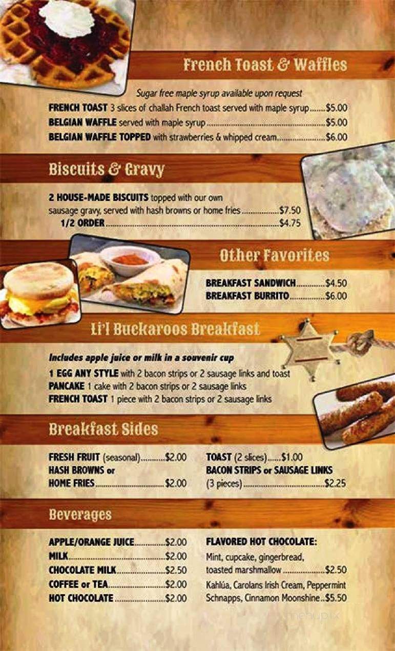 Black Mountain Grill - Basin, WY menu_pic