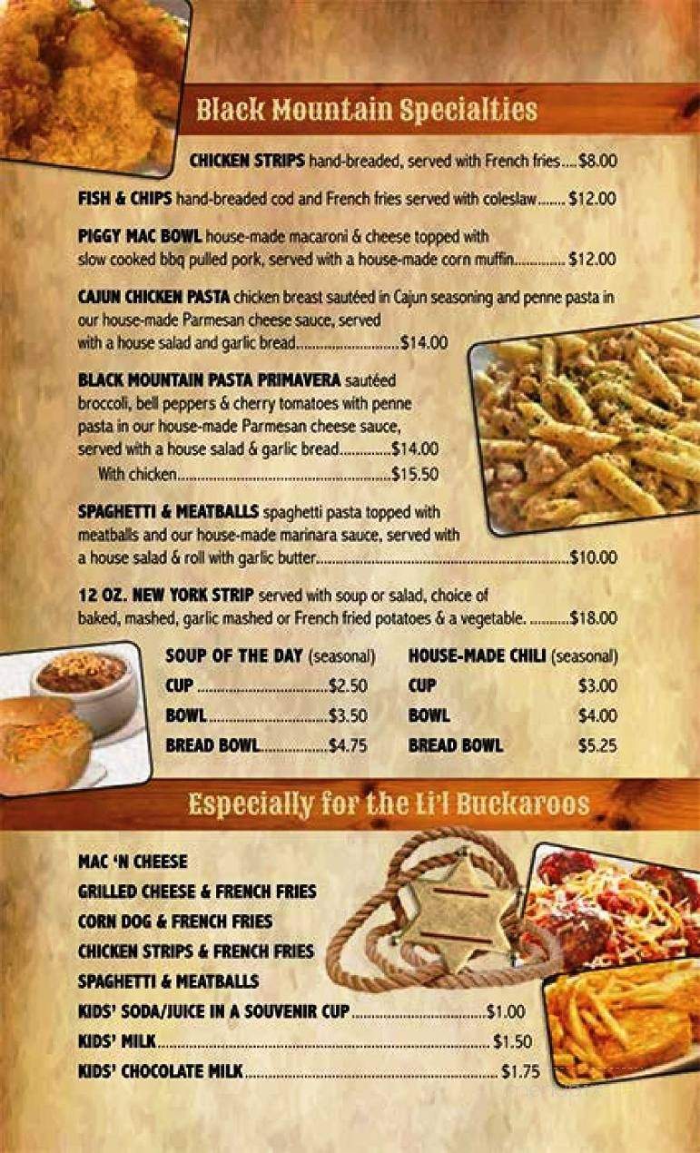 Black Mountain Grill - Basin, WY menu_pic