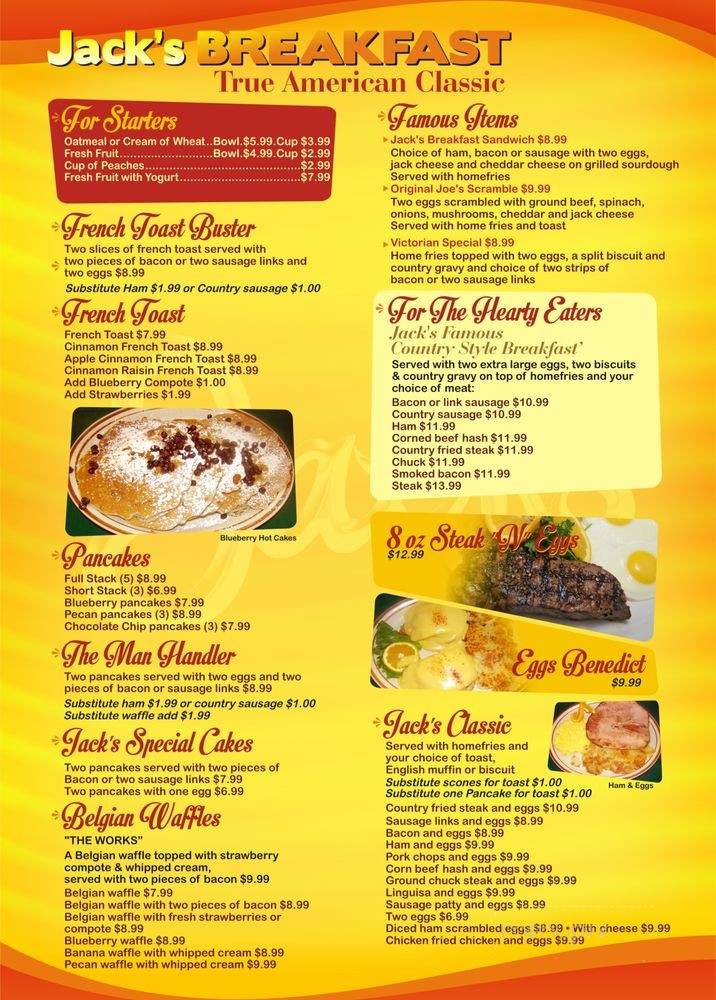 Jack's Cafe #2 - Reno, NV menu_pic