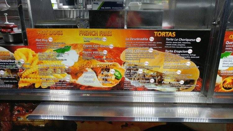 El Volcan - Monterey, CA menu_pic