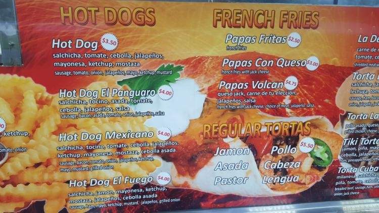 El Volcan - Monterey, CA menu_pic