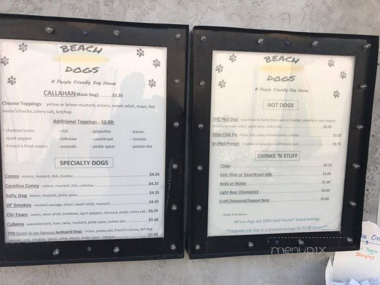 Beach Dogs - Cocoa Beach, FL menu_pic