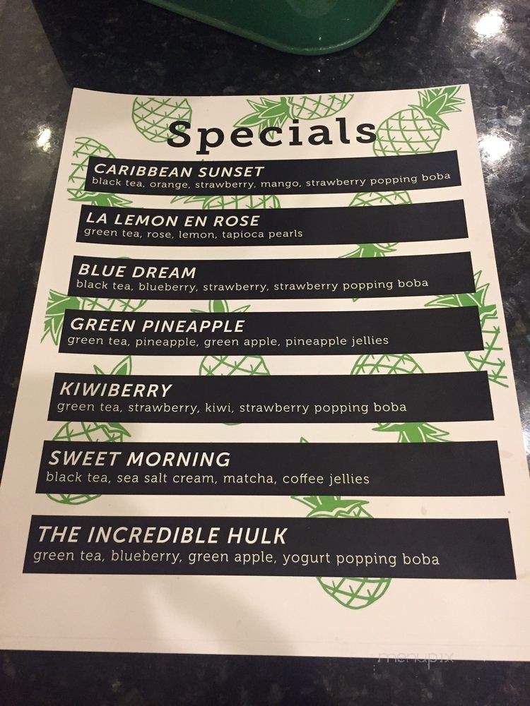 Green Pineapple - Shepherdstown, WV menu_pic