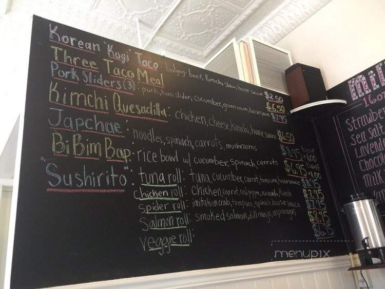 Green Pineapple - Shepherdstown, WV menu_pic