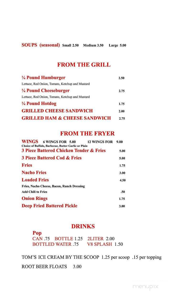 Koky's Pizza - Zanesville, OH menu_pic