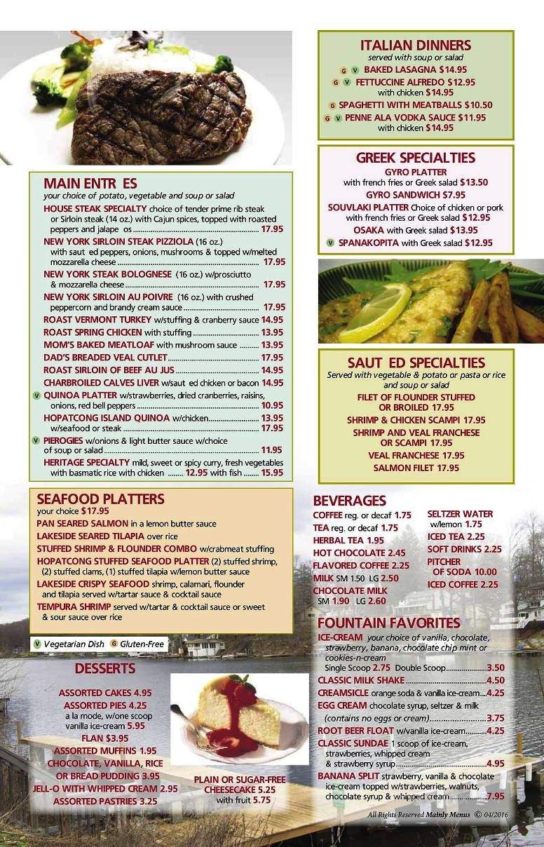 Hopatcong Diner - Hopatcong, NJ menu_pic