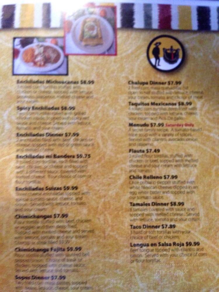 Taqueria San Francisco #2 - Battle Creek, MI menu_pic